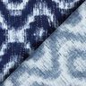 Popelina bawełniana Romby i brokatowe krople &ndash; indygo/biel,  thumbnail number 4