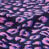 Bawełna powlekana abstrakcyjna panterka | Poppy Fabrics – ciemnogranatowy/pink,  thumbnail number 2