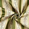 Tkanina meblowa żakardowa Biedermeier w paski – krem/oliwka,  thumbnail number 4