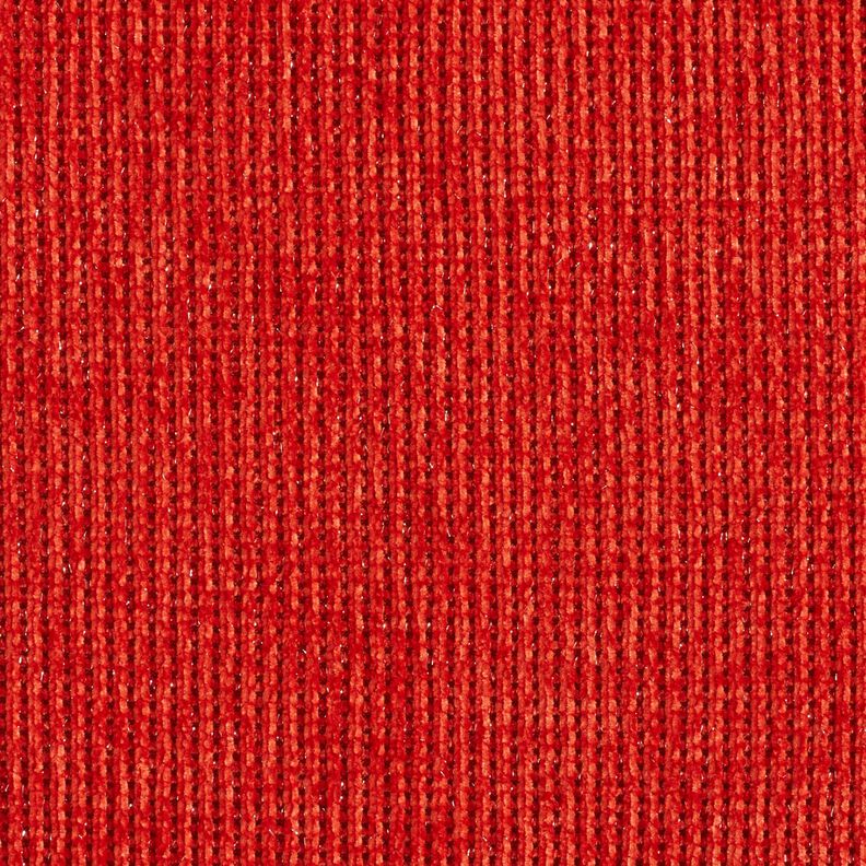 Błyszcząca szenila – terakota/srebrny metaliczny,  image number 1