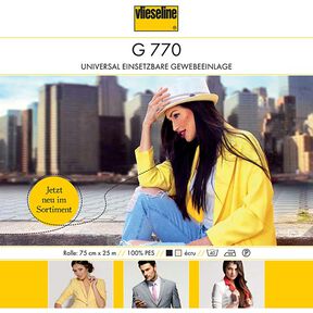 G 770 Wkład tkany | Vilene – czerń, 