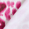 GOTS French Terry batikowa panterka | TCC x LOOKS by Wolfgang Joop – purpura/biel,  thumbnail number 6