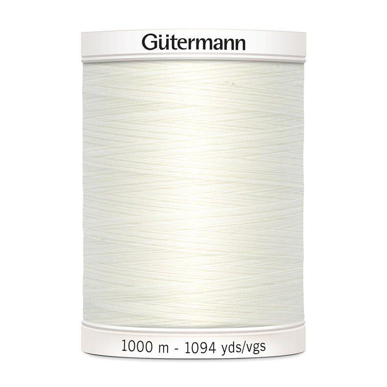 nić uniwersalna (111) | 1000 m | Gütermann – kość słoniowa,  image number 1