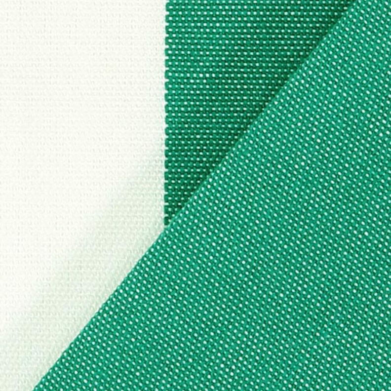 Tkanina na markizy w paski Toldo – biel/zieleń,  image number 3