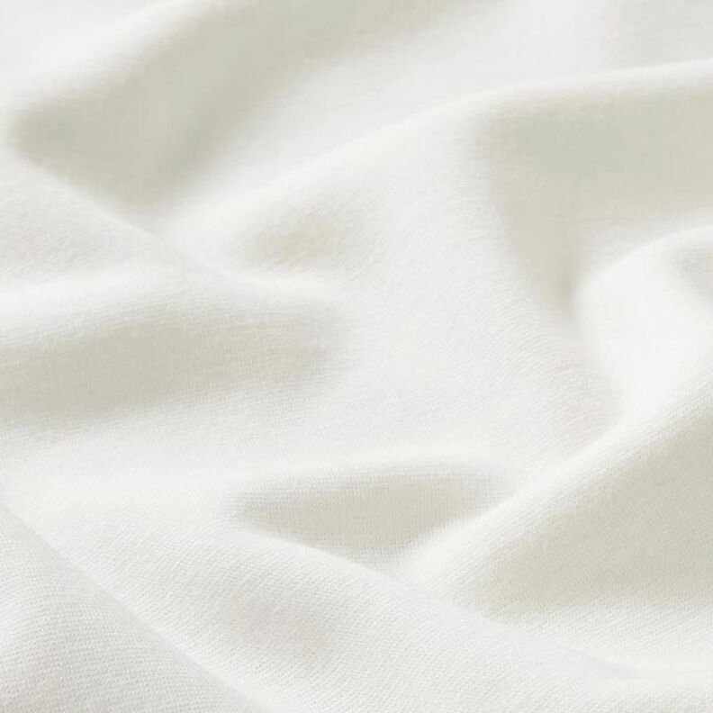 Polar alpejski Miękka dzianina dresowa Jednokol – mleczna biel,  image number 3