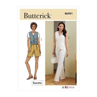 kamizelka / spodnie / spodenki | Butterick 6901 | 42-50, 