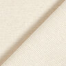 Tkanina dekoracyjna half panama o strukturze prążków bawełna z recyklingu – naturalny,  thumbnail number 3