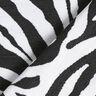 Tkanina tapicerska Żakard zebra – biel/czerń,  thumbnail number 4