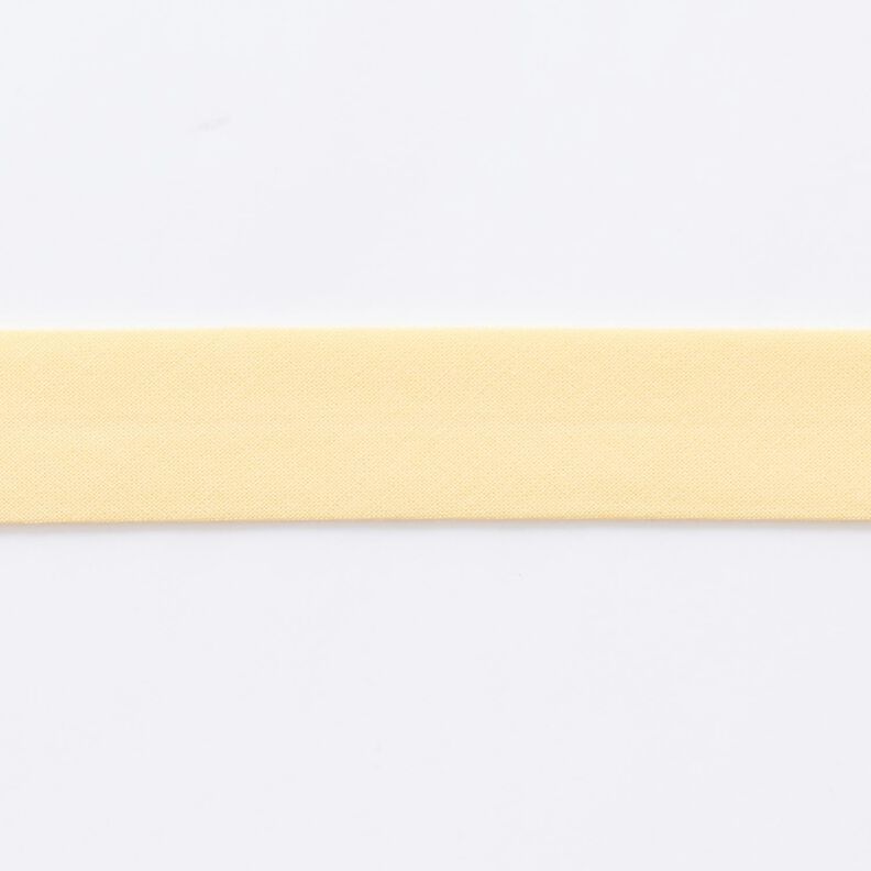 Taśma skośna Biobawełna [20 mm] – żółty waniliowy,  image number 1