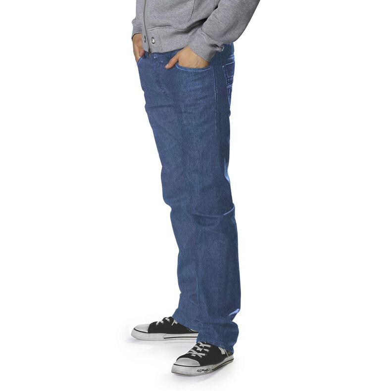 Lekki denim bawełniany – błękit,  image number 7