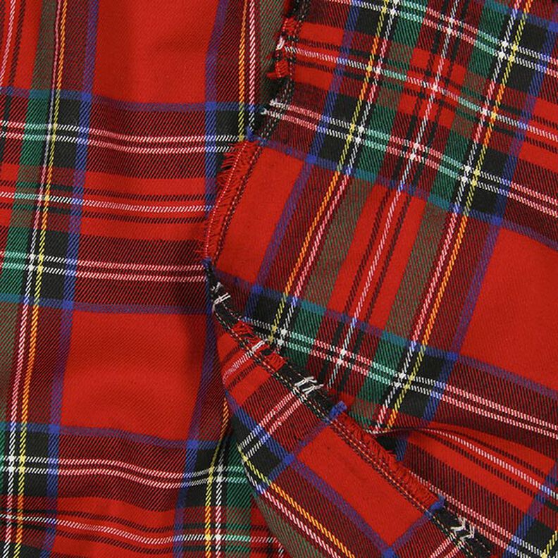 Szkocka krata Tartan kratka duża – czerwień,  image number 4