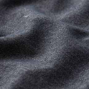 Denim strecz z mieszanki bawełny, średni – czarnoniebieski, 