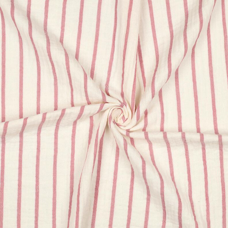 Muślin / Tkanina double crinkle paski z barwionej przędzy | Poppy Fabrics – pastelowy, image number 3