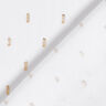 Tkanina wiskozowa w błyszczące krople – biel,  thumbnail number 5