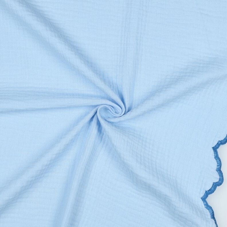 Muślin / Tkanina double crinkle dwustronna zakrzywiona krawędź  | Poppy Fabrics –,  image number 3