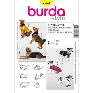 Płaszcz dla psa, Burda 7752, 