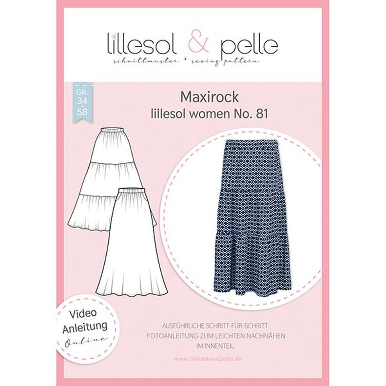 długa spódnica | Lillesol & Pelle No. 81 | 34-58,  image number 1