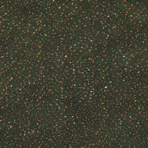 Puszysty plusz Tweed Melanż | Poppy Fabrics – ciemna zieleń, 