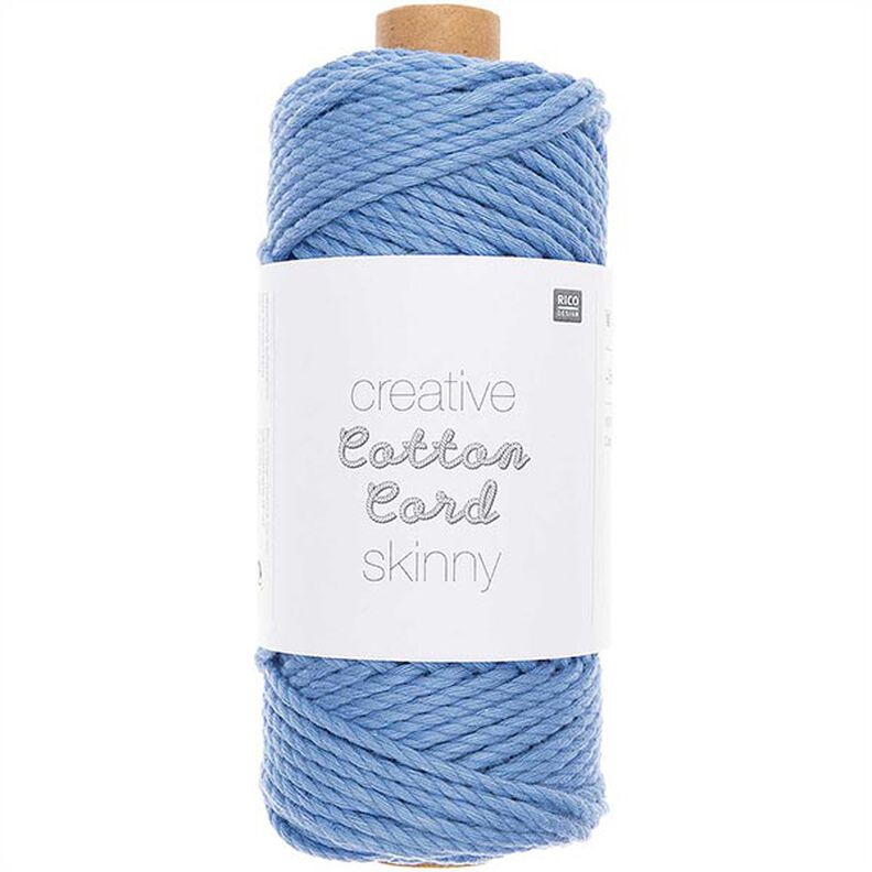 Włóczka do makramy Creative Cotton Cord Skinny [3mm] | Rico Design – błękit,  image number 1
