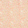 GOTS Dzianina dresowa pętelkowa French Terry zebra | Tula – jasnobeżowy/pomarańcza,  thumbnail number 1