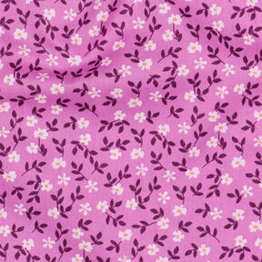 GOTS Popelina bawełniana drobne kwiatuszki | Poppy Fabrics – pink/biel, 
