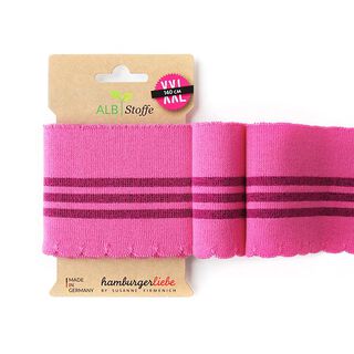 GOTS Dzianina Sciągaczowa eko CUFF ME WAVE [140 cm | 8 cm] | Albstoffe | Hamburger Liebe, 