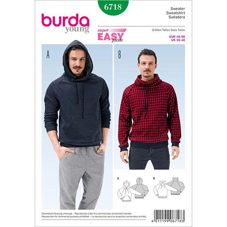 Swetr, Burda 6718,  image number 1