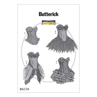 Historyczny kostium, Butterick 6338|40 - 48, 