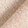 Tkanina outdoor Delikatna tkanina bouclé – łosoś/mleczna biel,  thumbnail number 4