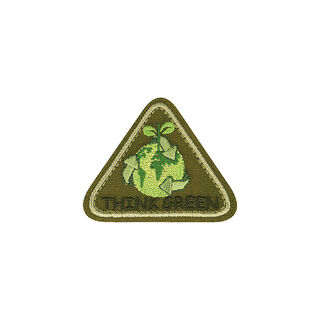 Aplikacja Think Green  – khaki, 