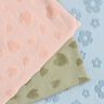 Dzianina frotte kwiaty – srebrny niebieski,  thumbnail number 5