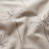 Tkanin dekoracyjna Half panama kwiat barszczu – naturalny/biel,  thumbnail number 2