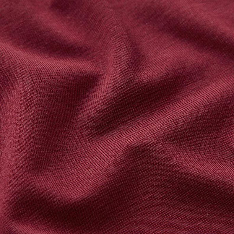 Bambus Dżersej wiskozowy Jednokol – bordo,  image number 3
