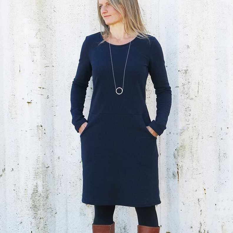 FRAU FANNIE – uniwersalna sukienka dresowa, Studio Schnittreif | XS - XL, image number 5