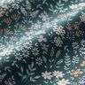 Bawełna powlekana kolorowa łąka kwietna – świerk srebrny/liliowy,  thumbnail number 3