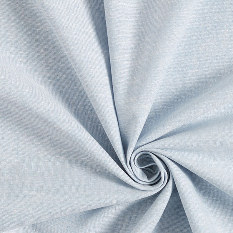 Mieszanka bawełny i lnu Melanż – jasnoniebieski,  image number 1