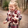 Puszysty plusz kwiaty | Poppy Fabrics – nerkowiec/bordo,  thumbnail number 7