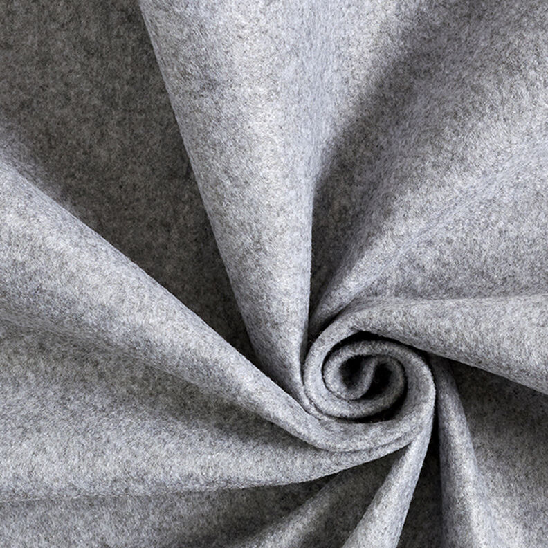 Filc 180 cm / 1,5 mm grubości, melanż – jasnoszary,  image number 1