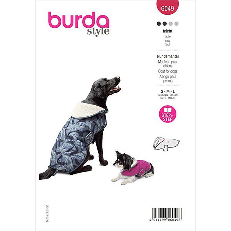 Płaszcz psa, Burda 6049 | S/M/L,  image number 1