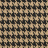 Materiał na płaszcze mieszanka z bawełną w pepitkę – czerń/zawilec,  thumbnail number 1