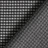 Dzianina płaszczowa strecz w małą kratkę – jasnoszary/czerń,  thumbnail number 4