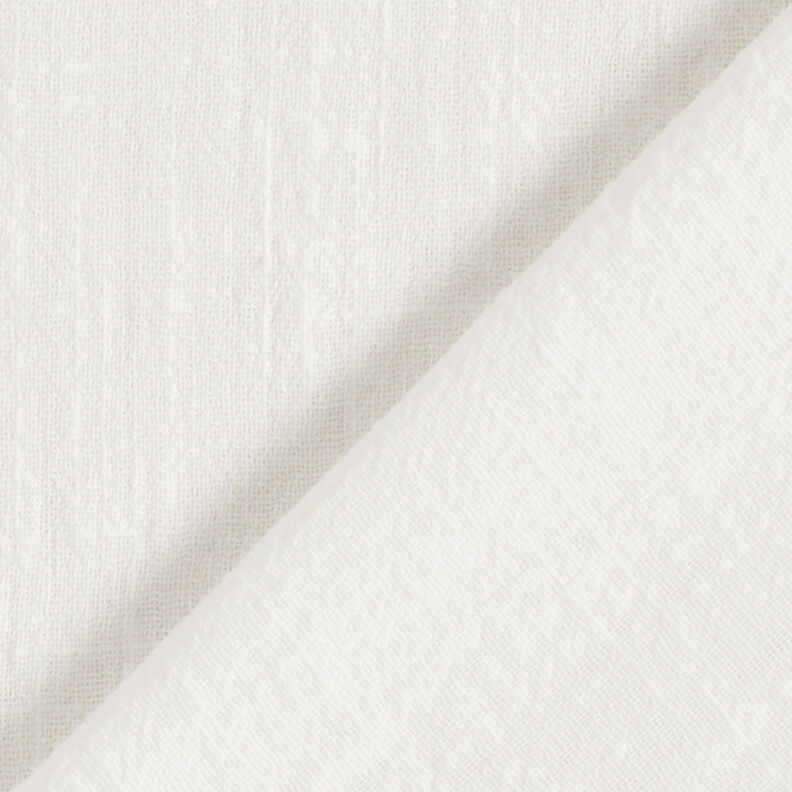 Tkanina bawełniana o wyglądzie lnu – mleczna biel,  image number 3