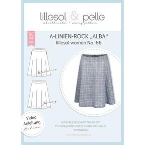  Spódnica w kształcie litery A Alba, Lillesol & Pelle No. 66 | 34-50, 