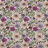 Dżersej bawełniany morze kwiatów | Poppy Fabrics – mleczna biel/liliowy,  thumbnail number 1