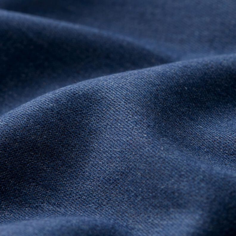 Denim z mieszanki bawełny, średni – granat,  image number 2