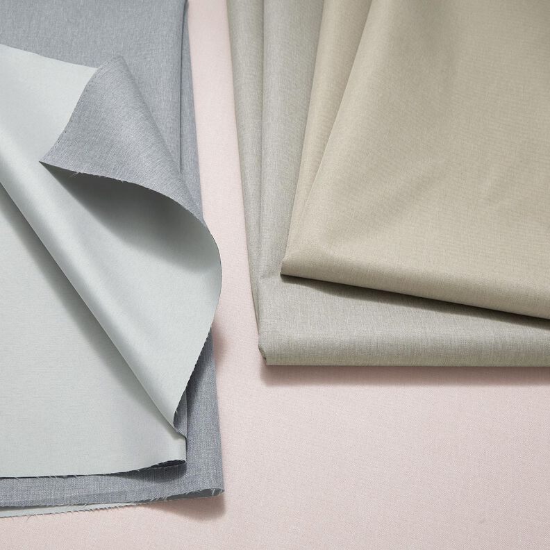 Tkanina zaciemniająca Blackout drobna jodełka – jedwabnie szary,  image number 4