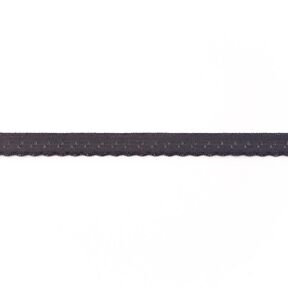 Elastyczna lamówka Koronka [12 mm] – ciemnoszary, 