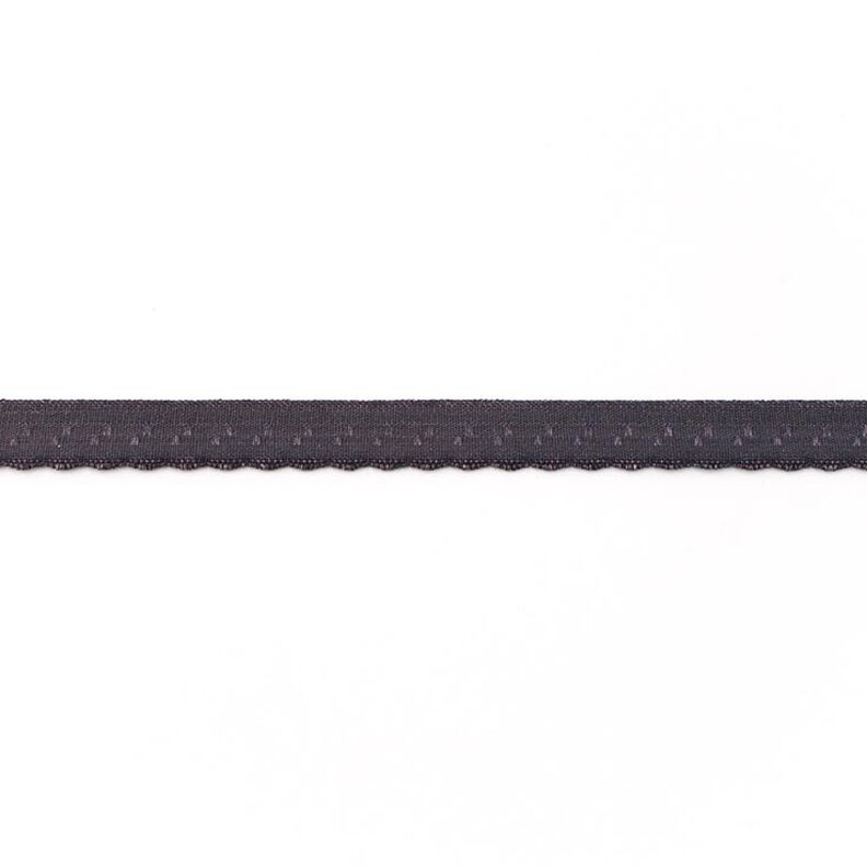 Elastyczna lamówka Koronka [12 mm] – ciemnoszary,  image number 1