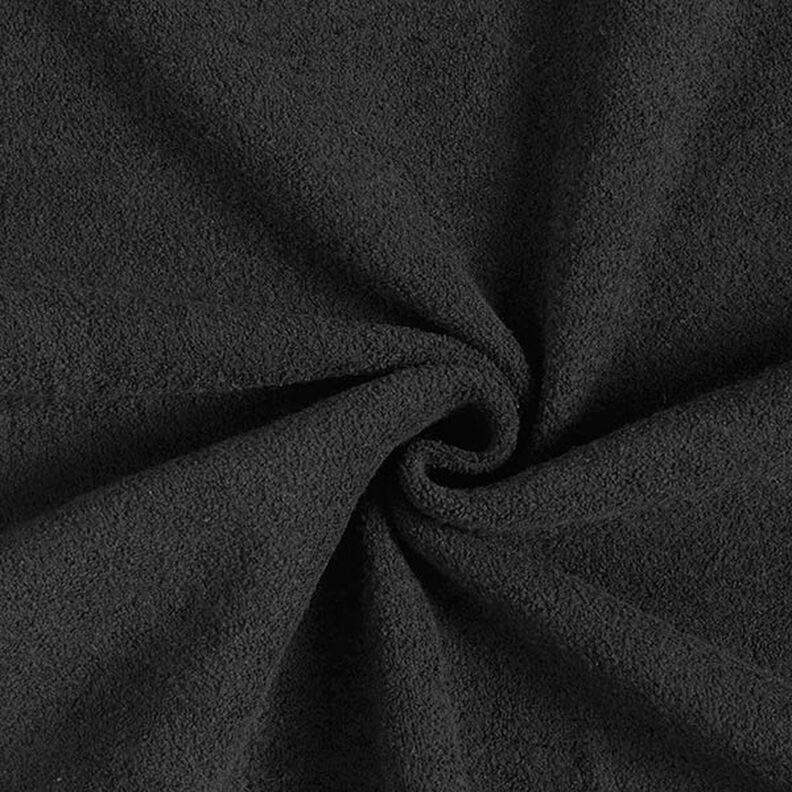 Bawełna Dzianina dresowa Terry Fleece – czerń, image number 1