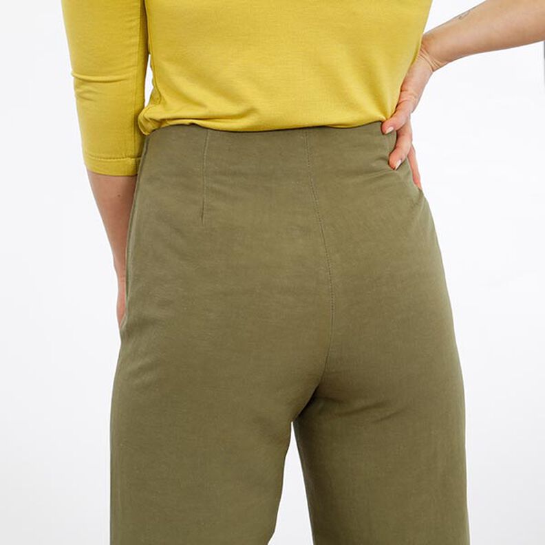FRAU ELENA – gładkie spodnie o prostej nogawce, Studio Schnittreif | XS - XXL,  image number 7